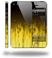 Fire Yellow - Decal Style Vinyl Skin (compatible with Apple Original iPhone 5, NOT the iPhone 5C or 5S)