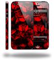 Skulls Confetti Red - Decal Style Vinyl Skin (compatible with Apple Original iPhone 5, NOT the iPhone 5C or 5S)