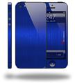 Simulated Brushed Metal Blue - Decal Style Vinyl Skin (compatible with Apple Original iPhone 5, NOT the iPhone 5C or 5S)