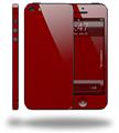 Solids Collection Red Dark - Decal Style Vinyl Skin (compatible with Apple Original iPhone 5, NOT the iPhone 5C or 5S)