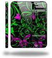Twisted Garden Green and Hot Pink - Decal Style Vinyl Skin (compatible with Apple Original iPhone 5, NOT the iPhone 5C or 5S)