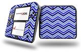 Zig Zag Blues - Decal Style Vinyl Skin fits Nintendo 2DS - 2DS NOT INCLUDED