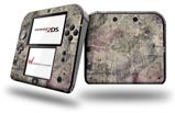 Pastel Abstract Gray and Purple - Decal Style Vinyl Skin fits Nintendo 2DS - 2DS NOT INCLUDED