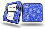 Triangle Mosaic Blue - Decal Style Vinyl Skin fits Nintendo 2DS - 2DS NOT INCLUDED