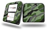 Camouflage Green - Decal Style Vinyl Skin fits Nintendo 2DS - 2DS NOT INCLUDED