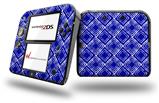Wavey Royal Blue - Decal Style Vinyl Skin fits Nintendo 2DS - 2DS NOT INCLUDED