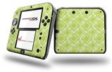 Wavey Sage Green - Decal Style Vinyl Skin fits Nintendo 2DS - 2DS NOT INCLUDED