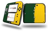 Ripped Colors Green Yellow - Decal Style Vinyl Skin fits Nintendo 2DS - 2DS NOT INCLUDED