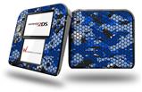 HEX Mesh Camo 01 Blue Bright - Decal Style Vinyl Skin fits Nintendo 2DS - 2DS NOT INCLUDED