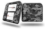 HEX Mesh Camo 01 Gray - Decal Style Vinyl Skin fits Nintendo 2DS - 2DS NOT INCLUDED