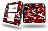 WraptorCamo Digital Camo Red - Decal Style Vinyl Skin fits Nintendo 2DS - 2DS NOT INCLUDED