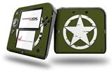 Distressed Army Star - Decal Style Vinyl Skin fits Nintendo 2DS - 2DS NOT INCLUDED