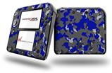 WraptorCamo Old School Camouflage Camo Blue Royal - Decal Style Vinyl Skin fits Nintendo 2DS - 2DS NOT INCLUDED