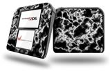 Electrify White - Decal Style Vinyl Skin fits Nintendo 2DS - 2DS NOT INCLUDED