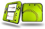 Softball - Decal Style Vinyl Skin fits Nintendo 2DS - 2DS NOT INCLUDED