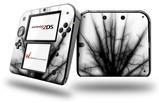 Lightning Black - Decal Style Vinyl Skin fits Nintendo 2DS - 2DS NOT INCLUDED