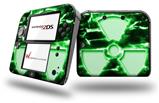 Radioactive Green - Decal Style Vinyl Skin fits Nintendo 2DS - 2DS NOT INCLUDED