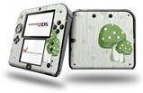Mushrooms Green - Decal Style Vinyl Skin fits Nintendo 2DS - 2DS NOT INCLUDED