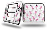 Flamingos on White - Decal Style Vinyl Skin fits Nintendo 2DS - 2DS NOT INCLUDED