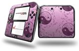 Feminine Yin Yang Purple - Decal Style Vinyl Skin fits Nintendo 2DS - 2DS NOT INCLUDED