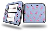 Flamingos on Blue - Decal Style Vinyl Skin fits Nintendo 2DS - 2DS NOT INCLUDED