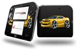 2010 Camaro RS Yellow - Decal Style Vinyl Skin fits Nintendo 2DS - 2DS NOT INCLUDED