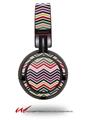 Decal style Skin Wrap for Sony MDR ZX100 Headphones Zig Zag Colors 02 (HEADPHONES  NOT INCLUDED)