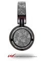 Decal style Skin Wrap for Sony MDR ZX100 Headphones Triangle Mosaic Gray (HEADPHONES  NOT INCLUDED)