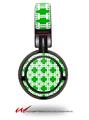 Decal style Skin Wrap for Sony MDR ZX100 Headphones Boxed Green (HEADPHONES  NOT INCLUDED)