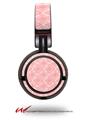 Decal style Skin Wrap for Sony MDR ZX100 Headphones Wavey Pink (HEADPHONES  NOT INCLUDED)