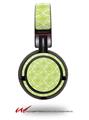 Decal style Skin Wrap for Sony MDR ZX100 Headphones Wavey Sage Green (HEADPHONES  NOT INCLUDED)