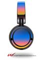 Decal style Skin Wrap for Sony MDR ZX100 Headphones Smooth Fades Sunset (HEADPHONES  NOT INCLUDED)