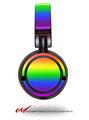 Decal style Skin Wrap for Sony MDR ZX100 Headphones Smooth Fades Rainbow (HEADPHONES  NOT INCLUDED)