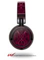 Decal style Skin Wrap for Sony MDR ZX100 Headphones Abstract 01 Pink (HEADPHONES  NOT INCLUDED)