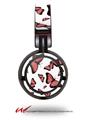 Decal style Skin Wrap for Sony MDR ZX100 Headphones Butterflies Pink (HEADPHONES  NOT INCLUDED)