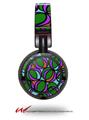 Decal style Skin Wrap for Sony MDR ZX100 Headphones Crazy Dots 03 (HEADPHONES  NOT INCLUDED)