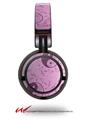 Decal style Skin Wrap for Sony MDR ZX100 Headphones Feminine Yin Yang Purple (HEADPHONES  NOT INCLUDED)