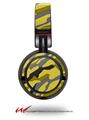 Decal style Skin Wrap for Sony MDR ZX100 Headphones Camouflage Yellow (HEADPHONES  NOT INCLUDED)