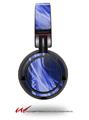Decal style Skin Wrap for Sony MDR ZX100 Headphones Mystic Vortex Blue (HEADPHONES  NOT INCLUDED)