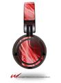 Decal style Skin Wrap for Sony MDR ZX100 Headphones Mystic Vortex Red (HEADPHONES  NOT INCLUDED)
