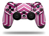 WraptorSkinz Skin compatible with Sony PS4 Dualshock Controller PlayStation 4 Original Slim and Pro Zig Zag Pinks (CONTROLLER NOT INCLUDED)