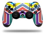 WraptorSkinz Skin compatible with Sony PS4 Dualshock Controller PlayStation 4 Original Slim and Pro Zig Zag Colors 04 (CONTROLLER NOT INCLUDED)