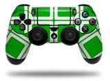 WraptorSkinz Skin compatible with Sony PS4 Dualshock Controller PlayStation 4 Original Slim and Pro Squared Green (CONTROLLER NOT INCLUDED)