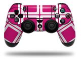 WraptorSkinz Skin compatible with Sony PS4 Dualshock Controller PlayStation 4 Original Slim and Pro Squared Fushia Hot Pink (CONTROLLER NOT INCLUDED)