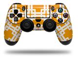 WraptorSkinz Skin compatible with Sony PS4 Dualshock Controller PlayStation 4 Original Slim and Pro Boxed Orange (CONTROLLER NOT INCLUDED)