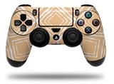 WraptorSkinz Skin compatible with Sony PS4 Dualshock Controller PlayStation 4 Original Slim and Pro Wavey Peach (CONTROLLER NOT INCLUDED)