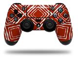 WraptorSkinz Skin compatible with Sony PS4 Dualshock Controller PlayStation 4 Original Slim and Pro Wavey Red Dark (CONTROLLER NOT INCLUDED)