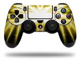 WraptorSkinz Skin compatible with Sony PS4 Dualshock Controller PlayStation 4 Original Slim and Pro Lightning Yellow (CONTROLLER NOT INCLUDED)