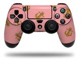 WraptorSkinz Skin compatible with Sony PS4 Dualshock Controller PlayStation 4 Original Slim and Pro Anchors Away Pink (CONTROLLER NOT INCLUDED)