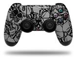 WraptorSkinz Skin compatible with Sony PS4 Dualshock Controller PlayStation 4 Original Slim and Pro Scattered Skulls Gray (CONTROLLER NOT INCLUDED)